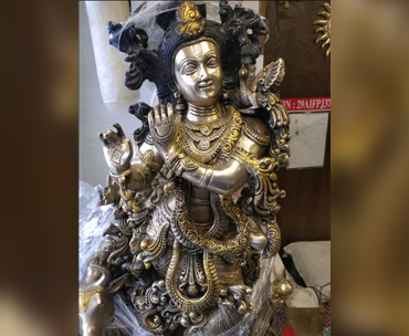 Krishna Copper Idol